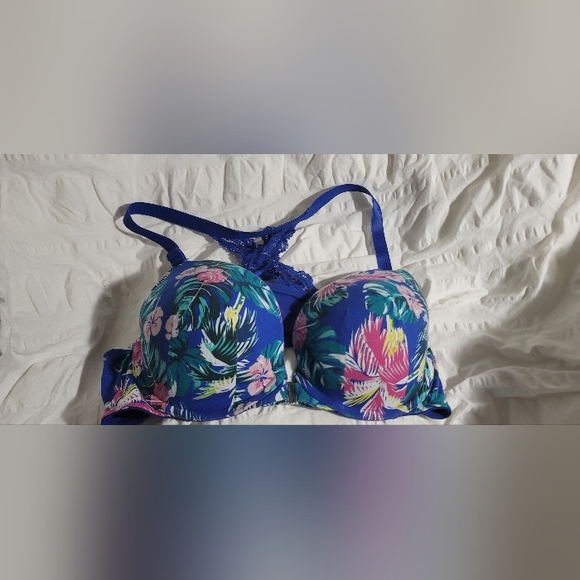 Lot of 3 colorful womens bras size 42C - Picture 8 of 12